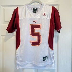 Adidas White Virginia Tech Mesh Jersey - Youth Medium